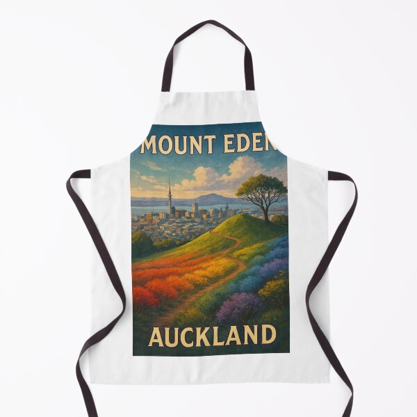 Item preview, Mount Eden Volcano Peak with Auckland CBD Sky Tower designed and sold by Aryabek.