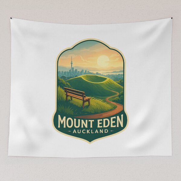 Item preview, Mount Eden Crater, Auckland Central Sky Tower designed and sold by Aryabek.