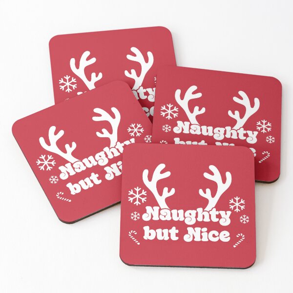 Item preview, Naughty but Nice Funny Christmas  designed and sold by Winner Chicken Dinner Designs.