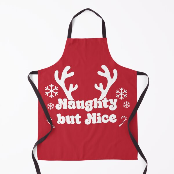 Item preview, Naughty but Nice Funny Christmas designed and sold by Winner Chicken Dinner Designs.