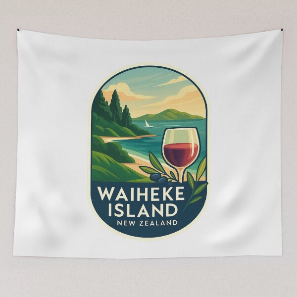 Item preview,  Waiheke Island Wine Coast, Auckland New Zealand designed and sold by Aryabek.