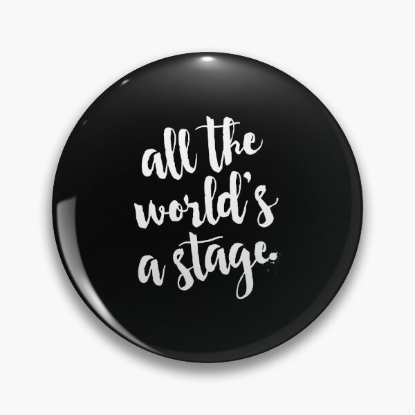 Item preview, All the World's a Stage (White version) designed and sold by lunahaze.