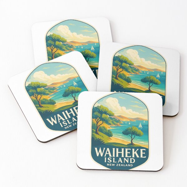 Item preview, Coastal Trails of Waiheke Island, Auckland New Zealand designed and sold by Aryabek.