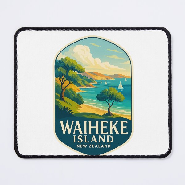 Item preview, Coastal Trails of Waiheke Island, Auckland New Zealand designed and sold by Aryabek.