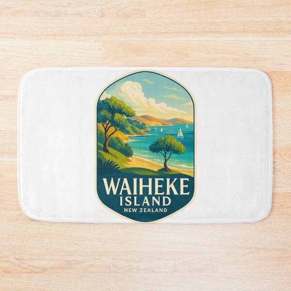 Item preview, Coastal Trails of Waiheke Island, Auckland New Zealand designed and sold by Aryabek.