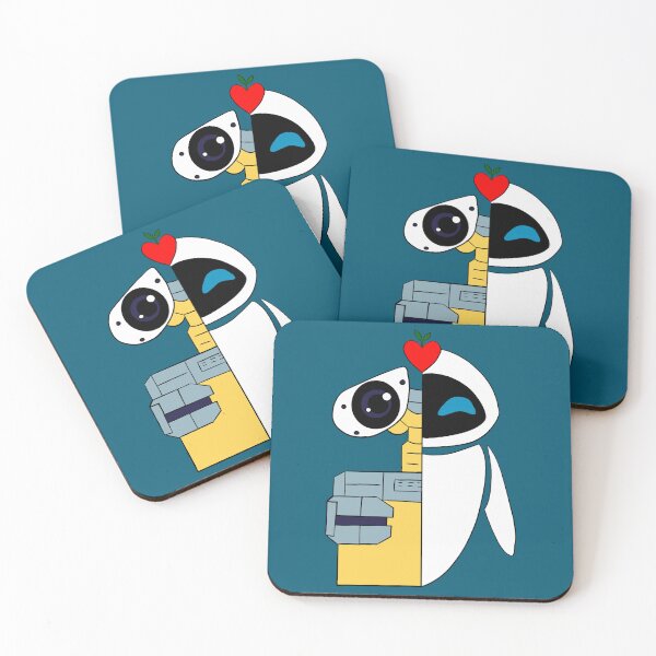 Item preview, Wall E & Eve - Lovely story - Robots Lover designed and sold by CalroStudiio.