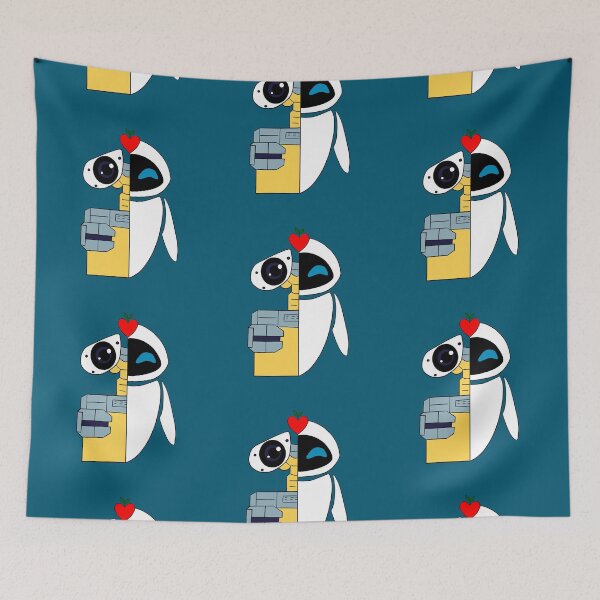 Item preview, Wall E & Eve - Lovely story - Robots Lover designed and sold by CalroStudiio.