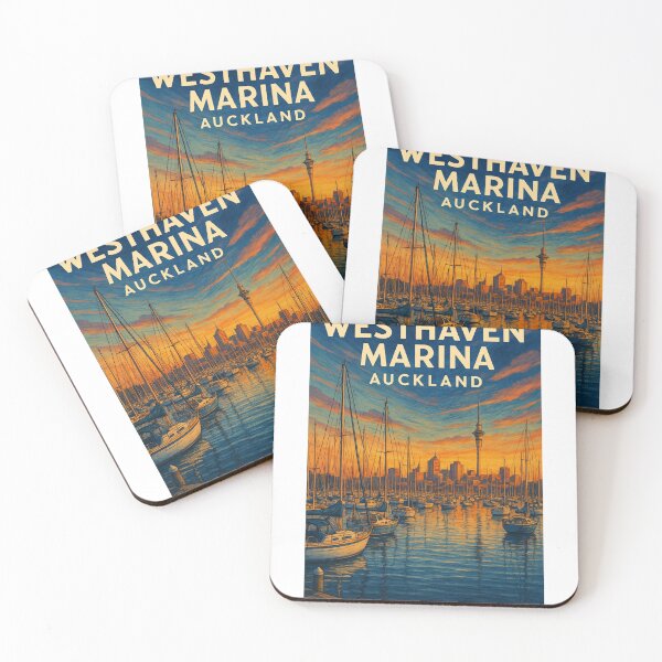 Item preview,  Westhaven Marina at Sunset, Auckland designed and sold by Aryabek.