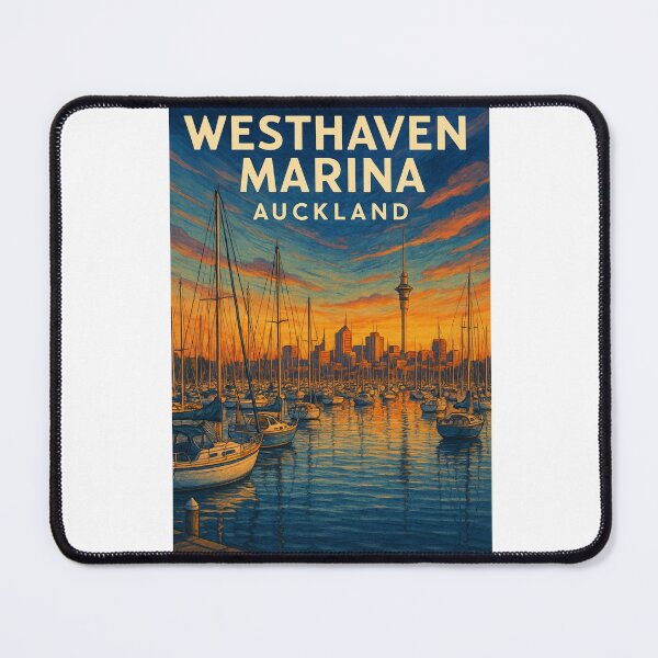 Item preview, Westhaven Marina at Sunset, Auckland designed and sold by Aryabek.