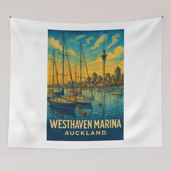 Item preview,  Morning Light at Westhaven Marina, Auckland designed and sold by Aryabek.