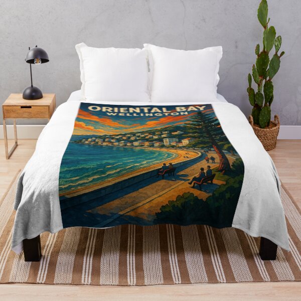 Item preview, Oriental Bay Promenade, Wellington New Zealand designed and sold by Aryabek.
