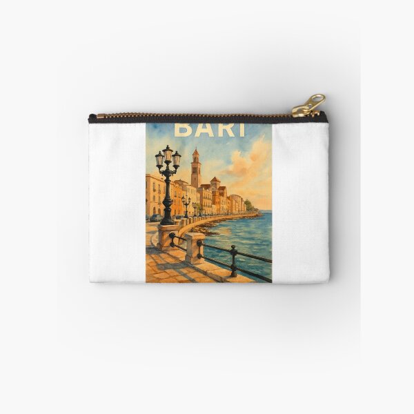 Item preview,  Bari Seaside Promenade with Historic Bell Towers and Adriatic Coastline, Apulia, Italy designed and sold by Aryabek.