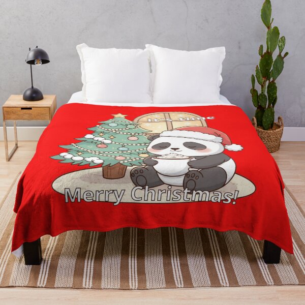 Item preview, It's Time Merry Christmas Panda designed and sold by TheSimpleTee007.