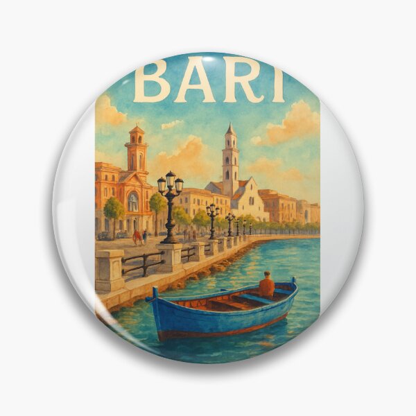 Item preview,  Historic Bari Waterfront and Old Town with Adriatic Sea and Basilica Views, Apulia, Italy designed and sold by Aryabek.