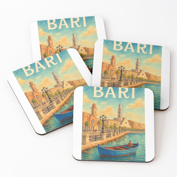 Item preview,  Historic Bari Waterfront and Old Town with Adriatic Sea and Basilica Views, Apulia, Italy designed and sold by Aryabek.