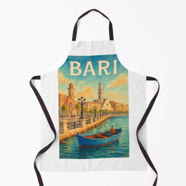 Item preview,  Historic Bari Waterfront and Old Town with Adriatic Sea and Basilica Views, Apulia, Italy designed and sold by Aryabek.