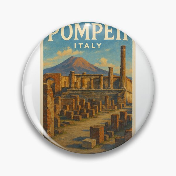 Item preview, Pompeii Archaeological Ruins with Mount Vesuvius in Background, Campania, Italy designed and sold by Aryabek.
