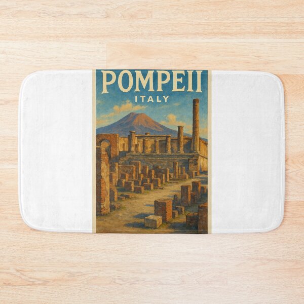 Item preview, Pompeii Archaeological Ruins with Mount Vesuvius in Background, Campania, Italy designed and sold by Aryabek.