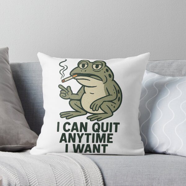Item preview, Smoking Frog I Can Quit Anytime I Want designed and sold by Evolla.