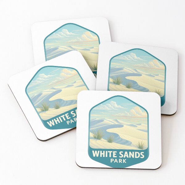 Item preview, White Sands National Park Dune Landscape with Desert Grasses and Blue Sky, New Mexico, USA designed and sold by Aryabek.