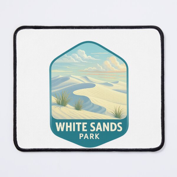 Item preview, White Sands National Park Dune Landscape with Desert Grasses and Blue Sky, New Mexico, USA designed and sold by Aryabek.