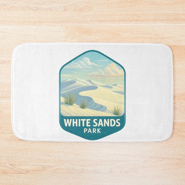 Item preview, White Sands National Park Dune Landscape with Desert Grasses and Blue Sky, New Mexico, USA designed and sold by Aryabek.