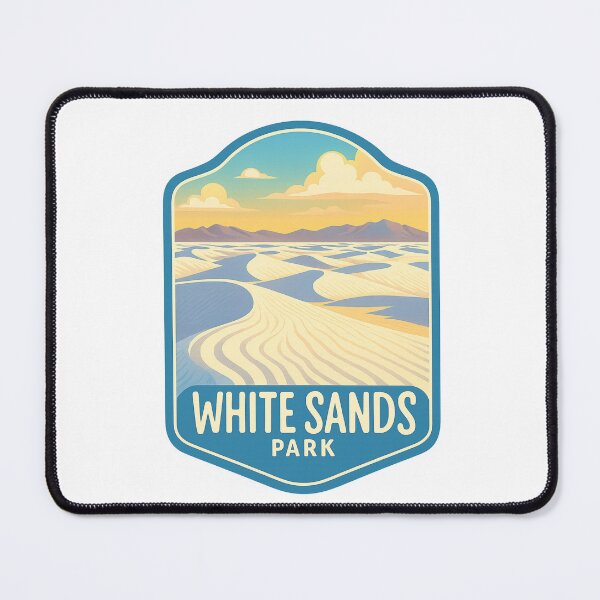 Item preview, Sunset Dunes at White Sands National Park with Mountain Backdrop, New Mexico, USA designed and sold by Aryabek.