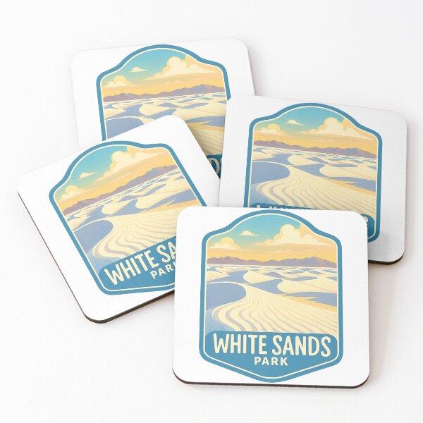 Item preview,  Sunset Dunes at White Sands National Park with Mountain Backdrop, New Mexico, USA designed and sold by Aryabek.