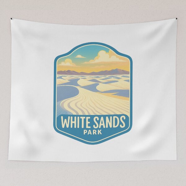 Item preview,  Sunset Dunes at White Sands National Park with Mountain Backdrop, New Mexico, USA designed and sold by Aryabek.