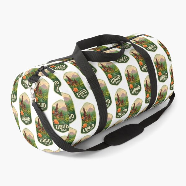 Item preview,  Ubud Rice Terraces and Pura Taman Saraswati Temple with Mount Agung in Background, Bali, Indonesia designed and sold by Aryabek.