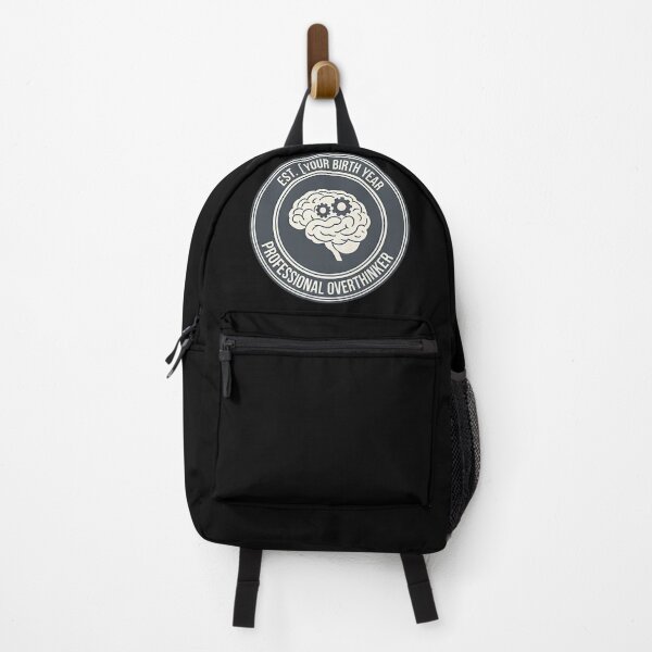 Item preview, Est. Year Professional Overthinker Brain Emblem designed and sold by Silent Watch Threads..
