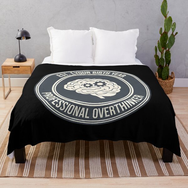 Item preview, Est. Year  Professional Overthinker Brain Emblem designed and sold by Silent Watch Threads..