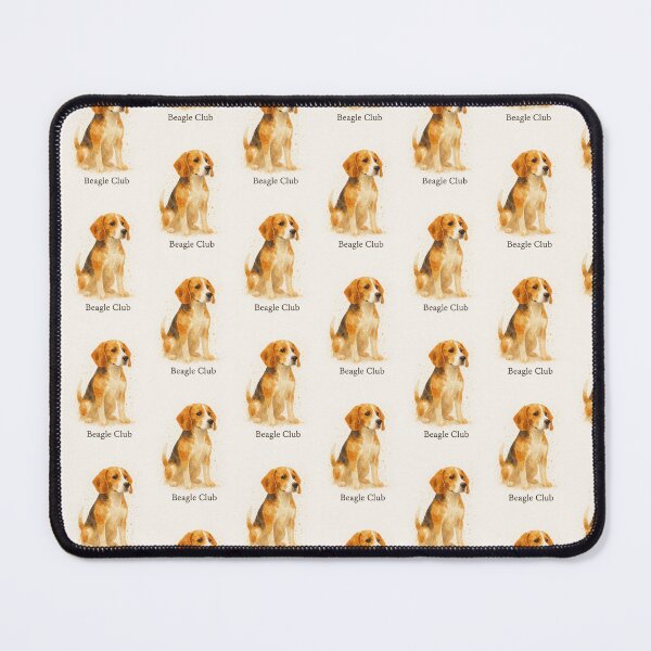 Item preview, Beagle Club – Minimal Watercolour Beagle Illustration designed and sold by BadaBingBear.