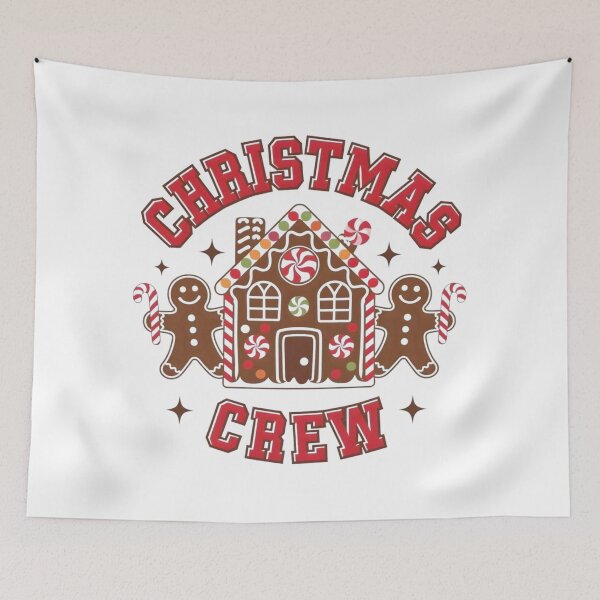Item preview, Christmas Crew Gingerbread House Design designed and sold by Oniyasha.