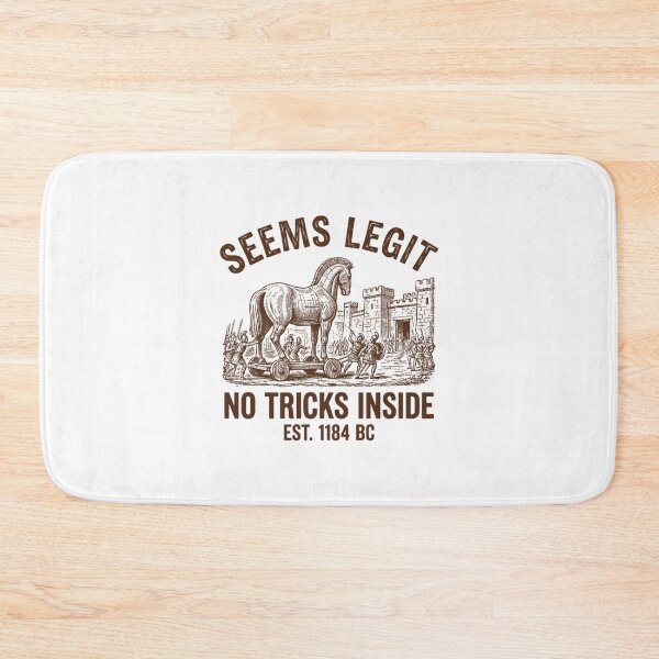 Item preview, Funny Trojan Horse Seems Legit Ancient History Meme designed and sold by Mason-Pride.