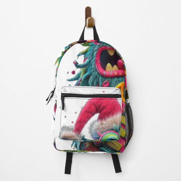 Item preview, Christmas Rocker Monster with Guitar designed and sold by AlexLineArt.