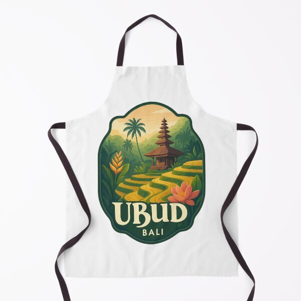 Item preview, Ubud Rice Terraces and Balinese Temple, Bali, Indonesia designed and sold by Aryabek.
