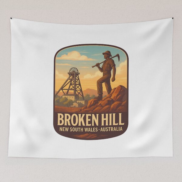 Item preview, Broken Hill Miner Monument and Heritage Shaft, New South Wales, Australia designed and sold by Aryabek.