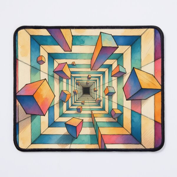 Item preview, Artistic geometric pattern / optical illusion designed and sold by Nomad-Maynard.