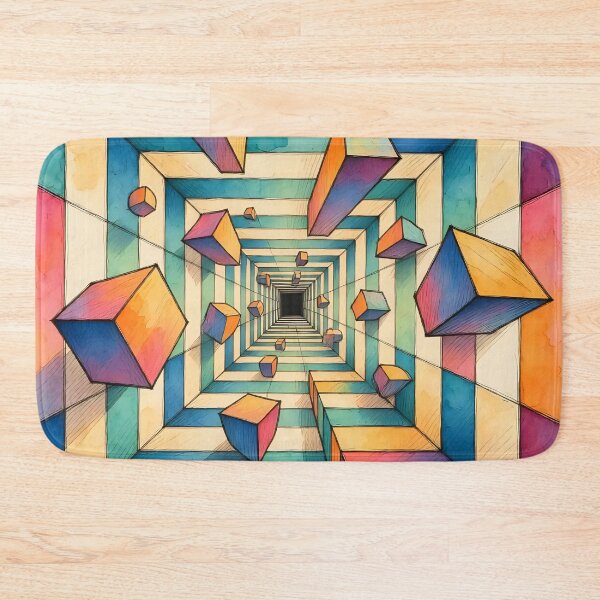 Item preview, Artistic geometric pattern / optical illusion  designed and sold by Nomad-Maynard.
