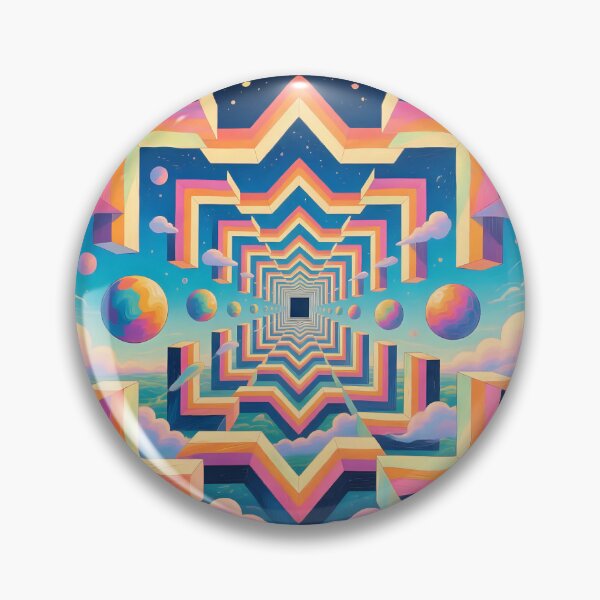 Item preview, Artistic geometric pattern / optical illusion designed and sold by Nomad-Maynard.