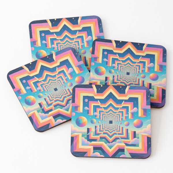 Item preview, Artistic geometric pattern / optical illusion designed and sold by Nomad-Maynard.