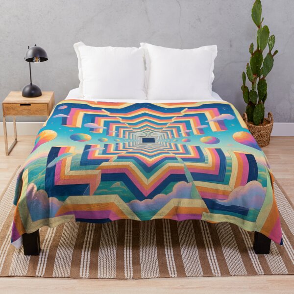 Item preview, Artistic geometric pattern / optical illusion designed and sold by Nomad-Maynard.