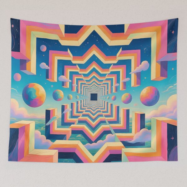 Item preview, Artistic geometric pattern / optical illusion  designed and sold by Nomad-Maynard.