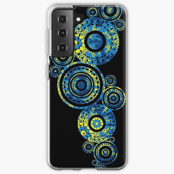 Authentic Aboriginal Art - Paisley Design Samsung Galaxy Soft Case