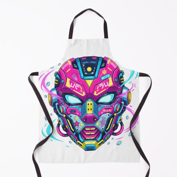 Item preview, Pop Futurism Manga Mask – Neon Awakening designed and sold by Tily360.