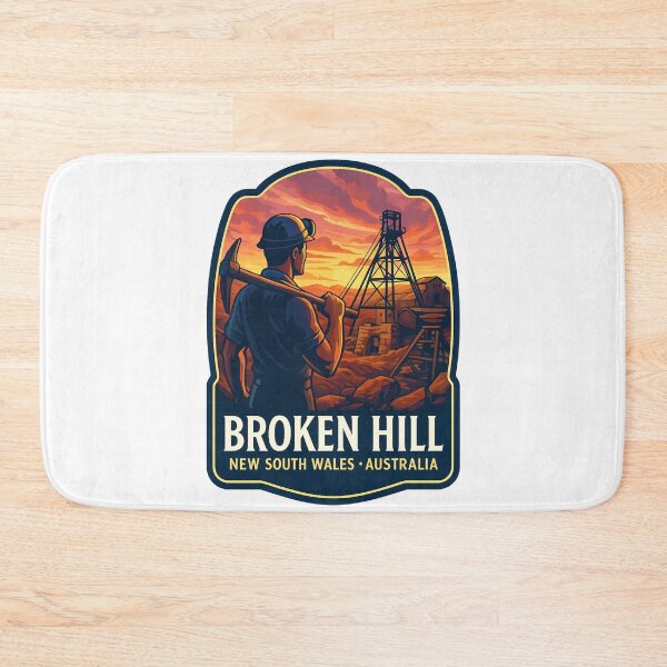 Item preview, Sunset Over Broken Hill Mining Site, New South Wales, Australia designed and sold by Aryabek.