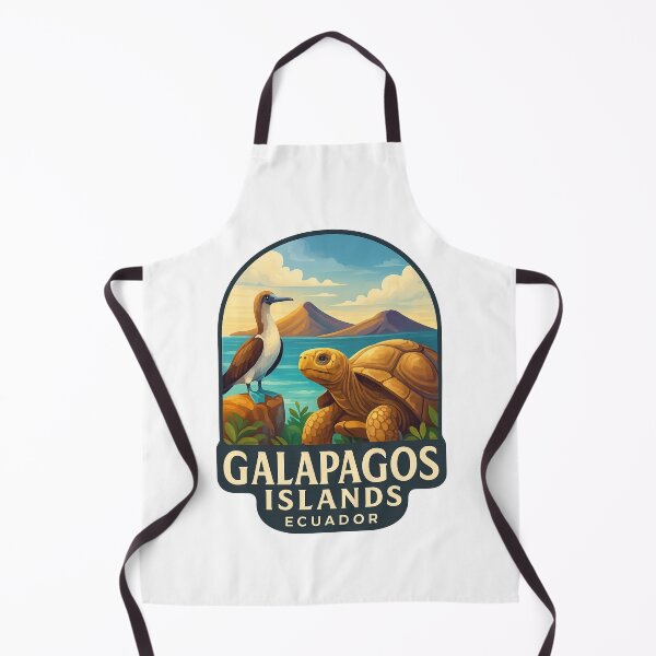 Item preview, Galápagos Islands Wildlife with Blue-Footed Booby and Giant Tortoise, Ecuador designed and sold by Aryabek.