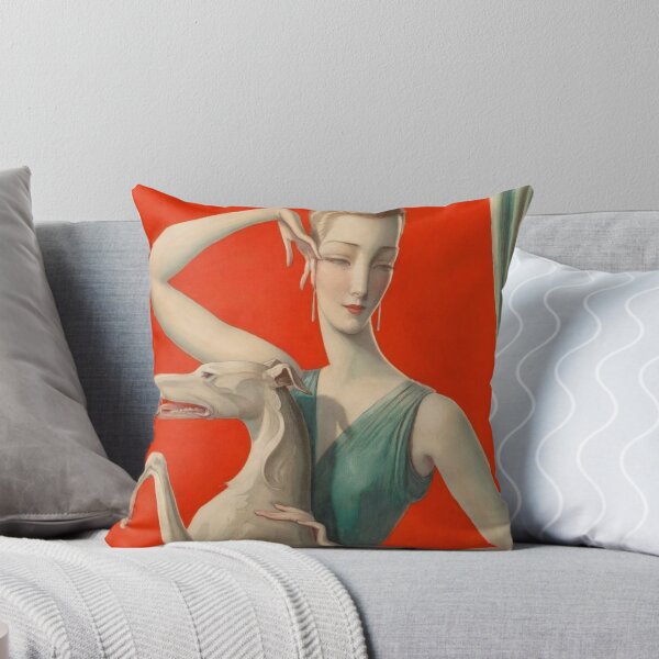 Item preview, Elegant Woman and Afghan Hound designed and sold by RickE.