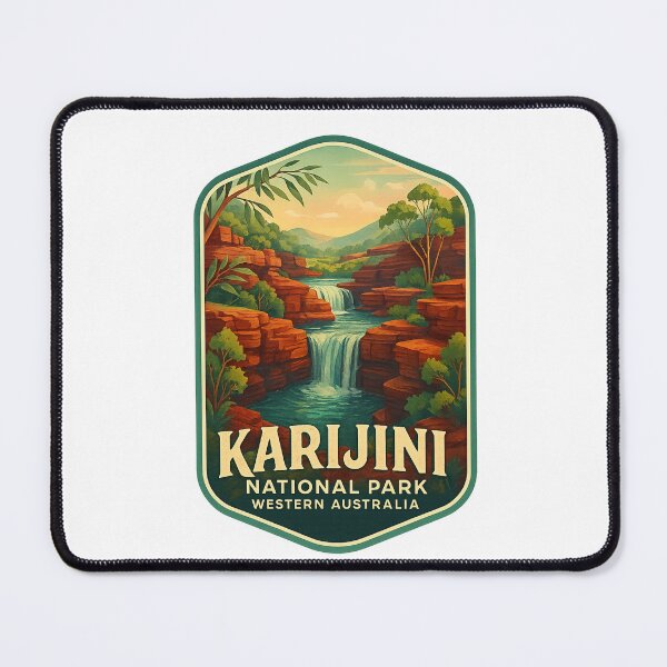 Item preview, Karijini Gorge and Waterfall, Western Australia designed and sold by Aryabek.
